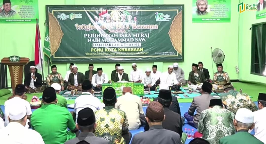 Songsong Harlah ke 102 NU, PCNU Kota Kraksaan Gelar Istighosah dan Doa Bersama